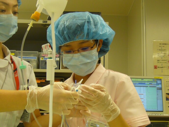 健康福祉学部 看護学科 1年 イメージ